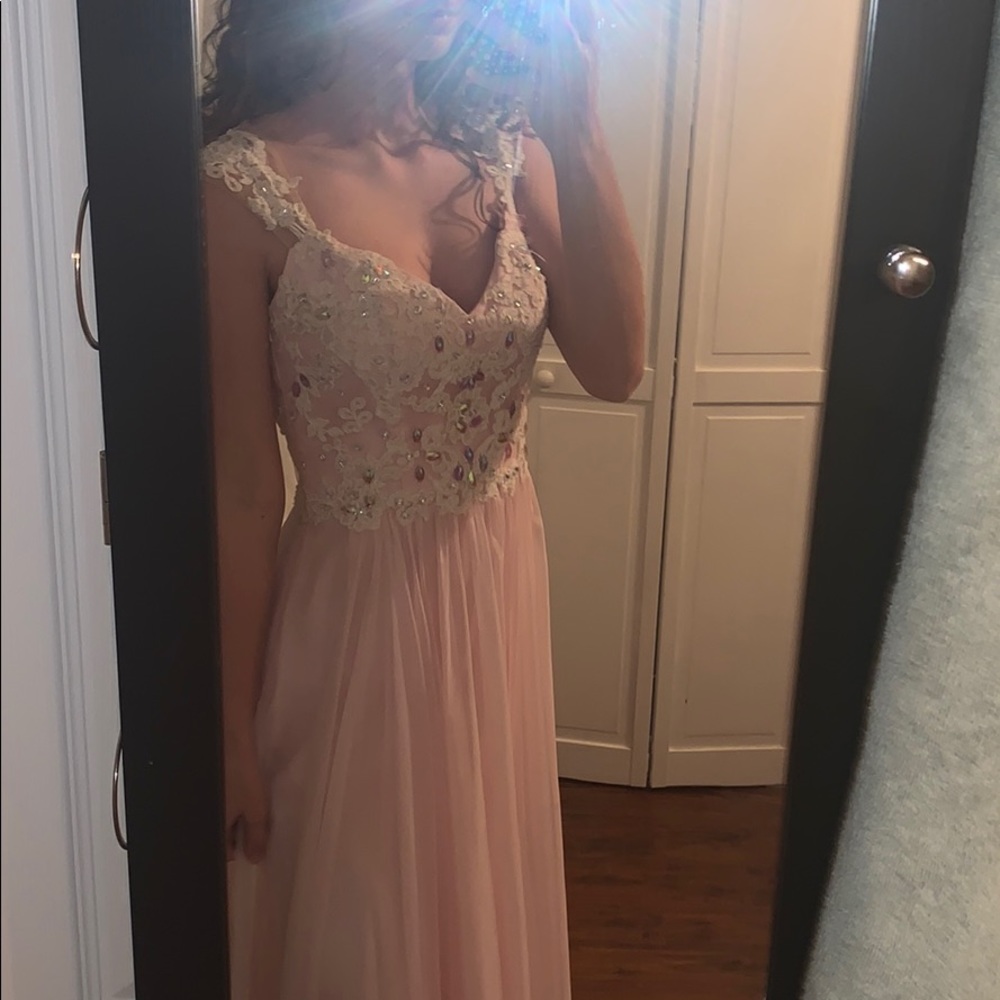 Blush size 2 prom dress